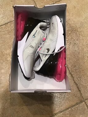 Nike Women's Air Max Sneakers - White, Black & Pink